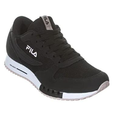 Imagem de FILA, Euro Jogger Sport, Tênis, Feminino, Preto/Rosa Claro, 33