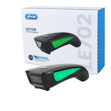 Imagem de Leitor De Código De Barras Bolso Sem Fio Precisão Bluetooth - Verde