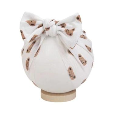 Imagem de Toucas Turbante Para Bebês Com Estampa De Flor, Coração, Margarida, Bo