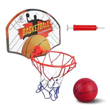 Imagem de Conjunto De Cesta De Basquete Com Bomba E Bola Ehm0104 Domni