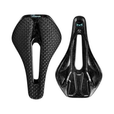 Imagem de Selim De Bicicleta Ultraleve Em Carbono Impresso Em 3D 135/143mm 105g 