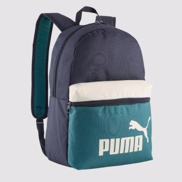Imagem de Mochila Puma Phase Color Block Azul, Único