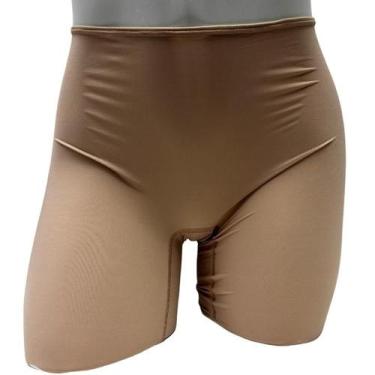 Imagem de Cinta Recco Bermuda Modeladora sem Costura Feminina, G, Bege chocolate
