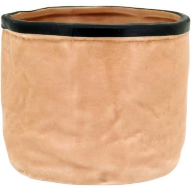 Imagem de Cachepô 10X12X12Cm Cerâmica Bege Gs