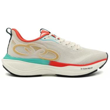 Imagem de Tênis Olympikus Pride 4 Unissex, 39, Bege, Vermelho