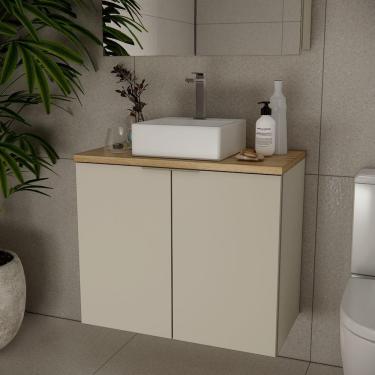 Imagem de Gabinete Nature 75cm Estilare GAB4011 Nude-carvalho