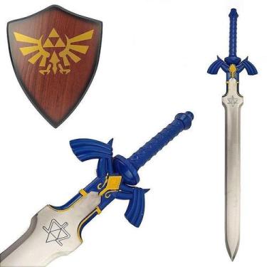 Imagem de Espada Master Sword The Legend Of Zelda Tamanho Real Azul - GS