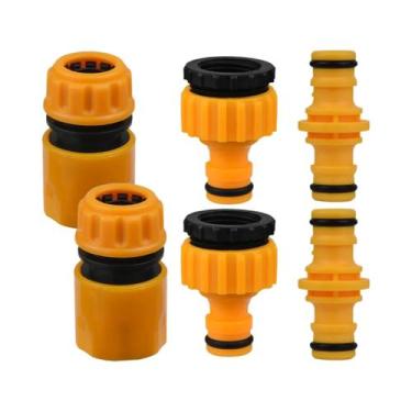 Imagem de Conjunto De Conectores Rápidos Para Mangueira De Jardim De 1/2 Polegad