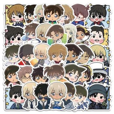 Imagem de Adesivos de vinil impermeável Detectives Conans, anime, 70 unidades - 