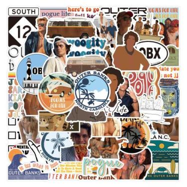 Imagem de Adesivos Outers Banks, vinil impermeável, anime, 50 unidades/lote - yi