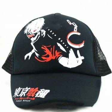 Imagem de Boné de beisebol Tokyo Ghouls para homens em algodão preto - yiweisai