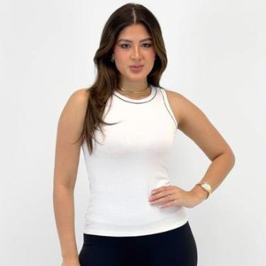 Imagem de Blusa Malwee Regata Canelada Feminina-Feminino