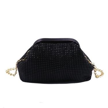 Imagem de Bolsa de noite MOSSTYUS Strass Diamond Crystal Black