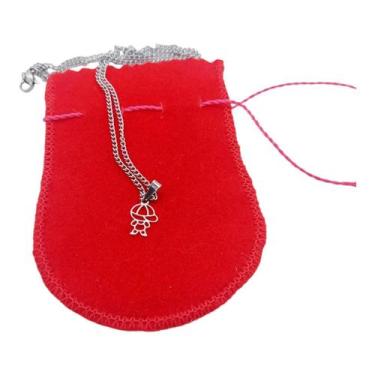 Imagem de Colar CHOKER AÇO INOX Mãe Filho Menino VAZADO FEMININO PRATA - ASA