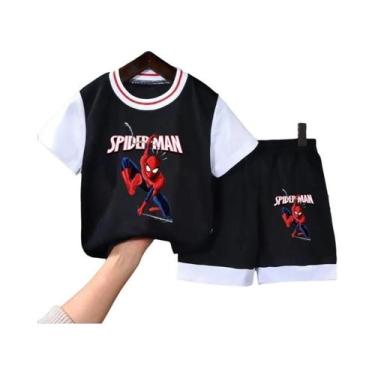 Imagem de Conjunto De Colete E Shorts Respirável Para Meninos Marvel, Verão, Ani