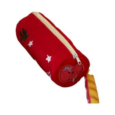 Imagem de Estojo De Lápis Kawaii Grande E Rosa, Bolsa De Cosméticos, Bolsa De Ar