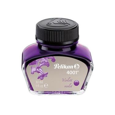 Imagem de Vidro de Tinta para Caneta Tinteiro Pelikan 4001 30ml, Violeta