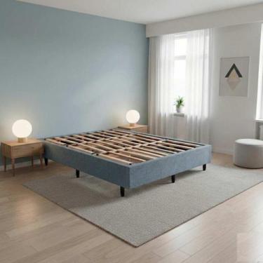 Imagem de Base Box Na caixa Queen Size Desmontável 156x197 Fácil Montagem - Tuia