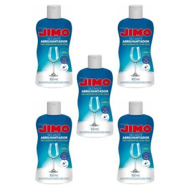 Imagem de Kit 5 Jimo Secante Abrilhantador Para Maquina de Lavar Louça 100ml Ori