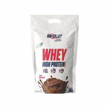 Imagem de Whey High Protein Absolut Nutrition 900g  23g Proteína Melhor Custo Be