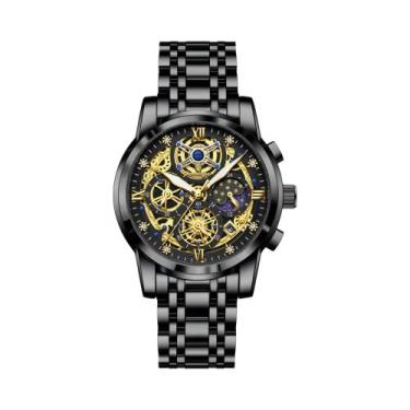 Imagem de Relógio De Quartzo Masculino À Prova d'Água Com Cronógrafo Luminoso E 