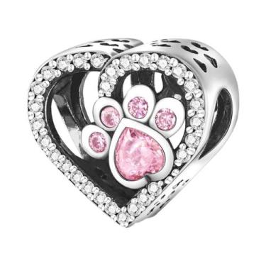 Imagem de Pingentes De Osso De Patinha De Bulldog Francês Em Prata 925 Para Joia