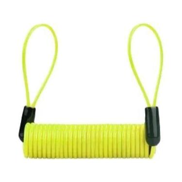 Imagem de Cabo Antifurto Para Bicicleta De 1,2m Com Alarme E Trava De Disco Para