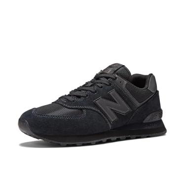 Imagem de New Balance Tênis masculino 574 Core, Preto/preto, 46
