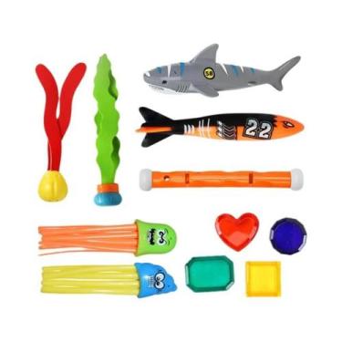 Imagem de Conjunto De Brinquedos Coloridos Para Mergulho Na Piscina De Verão, Ac