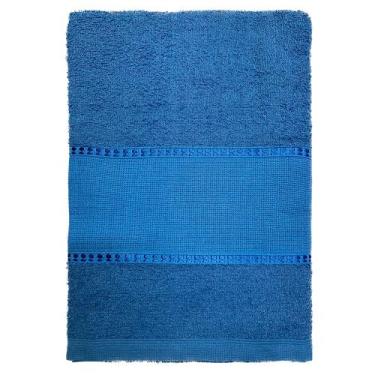 Imagem de Toalha De Banho Avulsa Para Bordar A Mão Ponto Cruz 65x130cm - Dugu, A