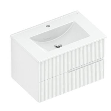 Imagem de Gabinete Integrado 2 Gavetas 70x47cm com Lavatório Elite - Celite