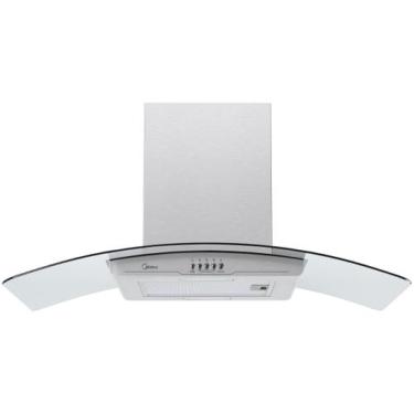 Imagem de Coifa de Parede Midea 90cm Vidro Inox RGB902  220 Volts, 220 V