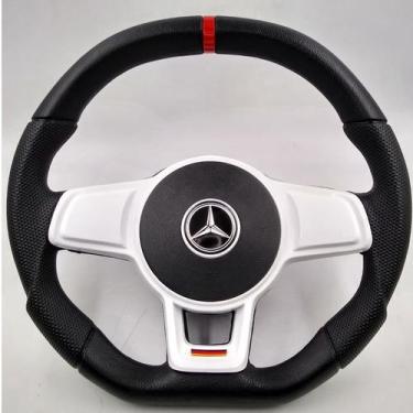 Imagem de Volante De Caminhão 1111 1113 1620 608 710 Branco MB - Mercedes-Benz