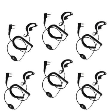 Imagem de 6 Fones Ouvido Para Rádio Comunicador Multilaser RE020 - LELLIS ROCHA