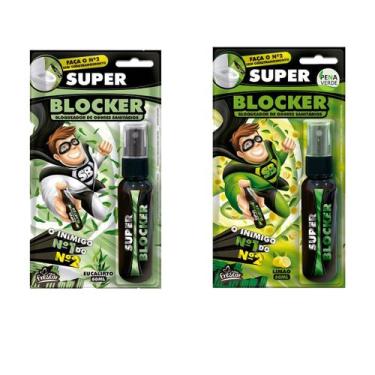 Imagem de Kit 2 Unidades Bloqueador de Odores Sanitários Super Blocker 60ml Spra