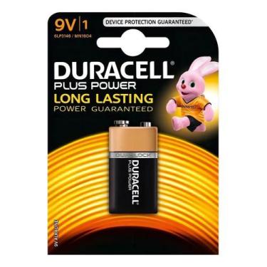 Imagem de Pilha 9V Duracell Coppertop MN1604 Retangular - 1 unidad