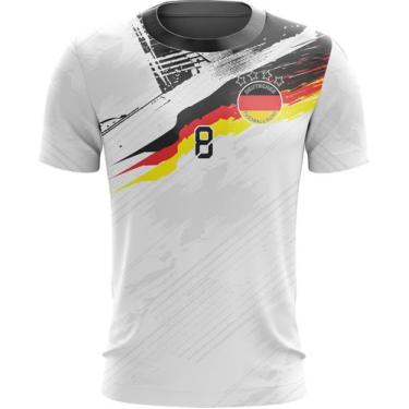 Imagem de Camiseta da Alemanha Copa Futebol Esportes Torcedor Dryfit - Kasubeck 