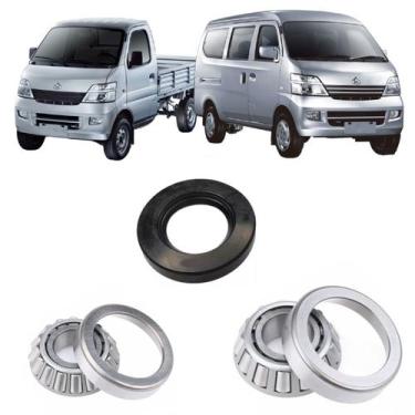 Imagem de Rolamentos Pinhão Diferencial Traseiro Changan Ministar Kit - AD Parts