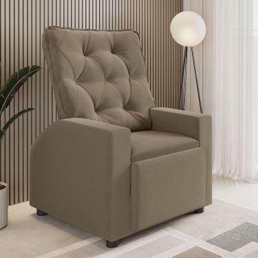 Imagem de Poltrona Reclinavel Paula com Tecido Veludo Claranti