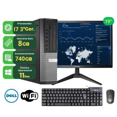 Imagem de Computador Dell OptiPlex 7010 i7 3ª Geração  8GB RAM  SSD 240GB HD 500