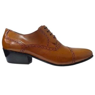 Imagem de Sapato para dança de salão Masculino Whisky em Couro 56220 - Madok, 40