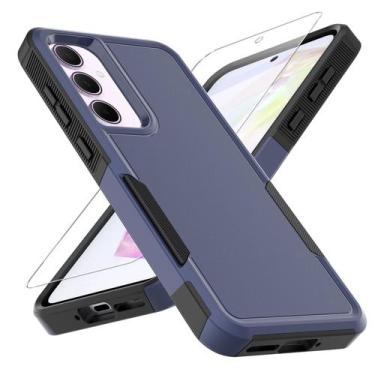 Imagem de Capa de telefone yuanming Galaxy A35 5G Military Grade Azul
