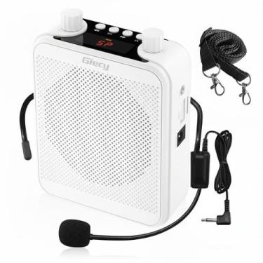 Imagem de Amplificador de voz do sistema PA Giecy 30W 2800mAh recarregável