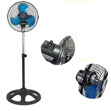Imagem de Ventilador de coluna 127v chao pedestal potente profissional 45w 3 vel