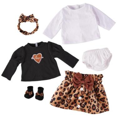 Imagem de Conjunto de Roupas para Bonecas Reborn BABESIDE com 5 Peças para Bonec