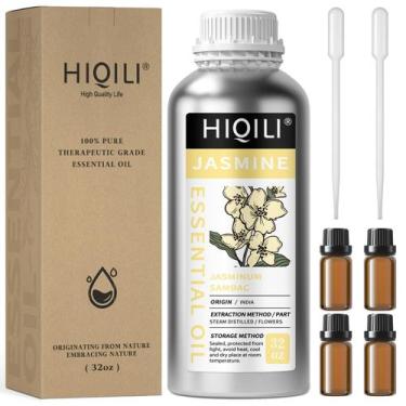 Imagem de Óleo Essencial de Jasmim HIQILI 1000ml Aromaterapia Puro