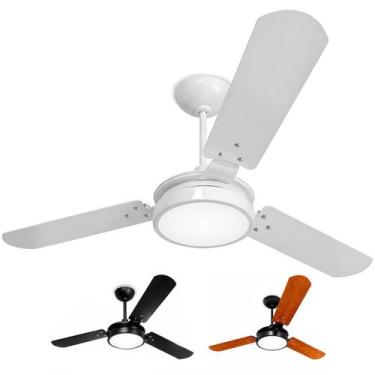 Imagem de Ventilador de Teto Ventex Valen LED 150W Turbo com Luz LED 18W 3 Pás M