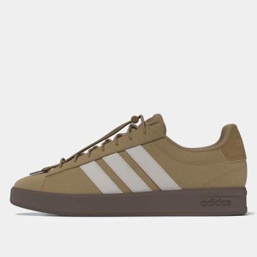 Imagem de Tênis Adidas Grand Court 3.0 Masculino, Marrom, 42