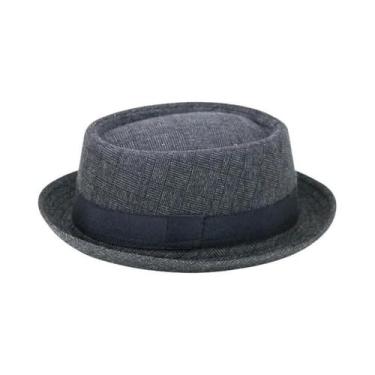 Imagem de Chapéu Fedora Masculino Retrô De Algodão Com Proteção Solar Para Dança