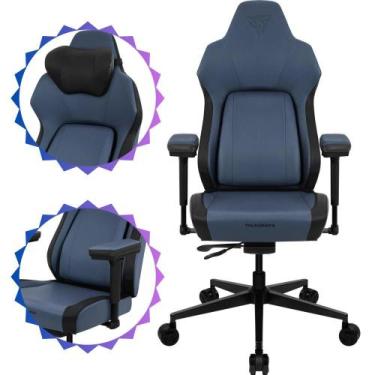 Imagem de Cadeira ThunderX3 Modern Azul Para Escritório Modelo Gamer  Ergonômica